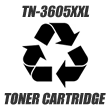 Tech Remanufactured Brother TN3605XXL Black Super High-Yield Toner Cartridge